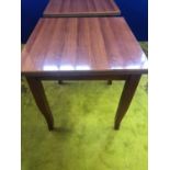 Set of 6 solid stained table bases W 70 H 78