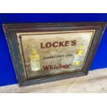 Locks Whiskey advertising mirror W 83 H 68