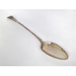 Plain Georgian Old English pattern silver serving spoon. London 1813. Makers: Josiah and George