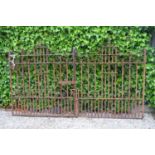 Pair of forged iron entrance gates W 265 H 160