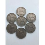 Irish coins, 2s 6d.1950-1960’s