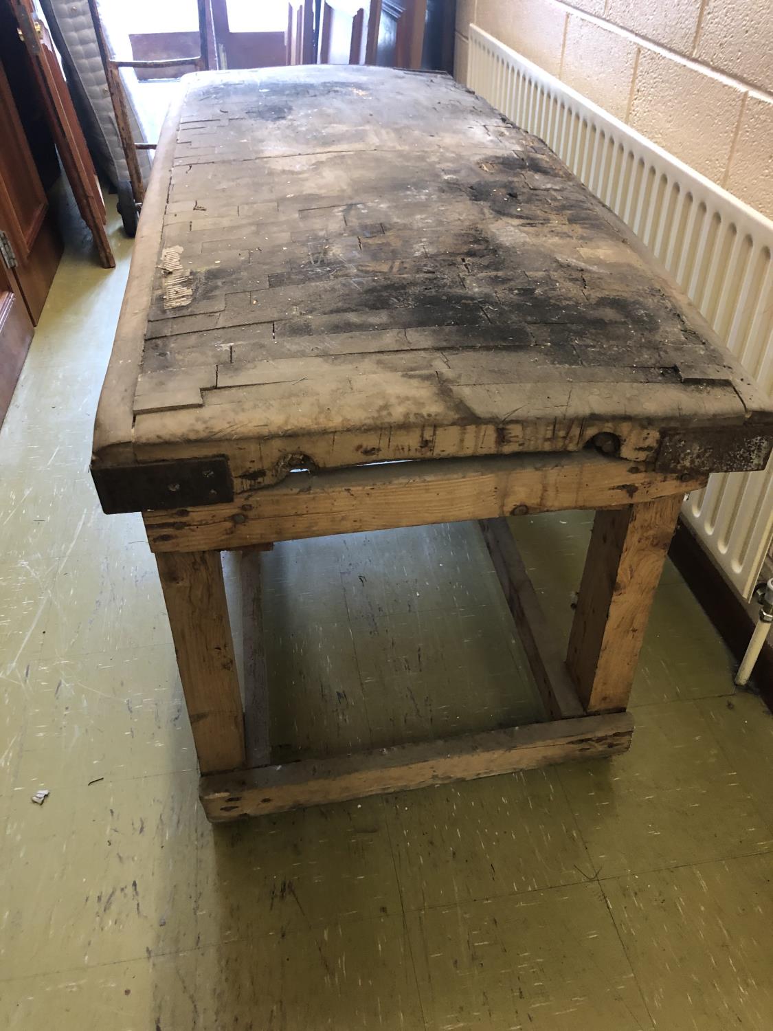 Vintage butchers block (as found) - Image 2 of 3