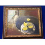 Peter Pearson: Oil on canvas, still life W 60 H 50