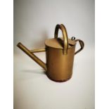 19th C. brass watering can.