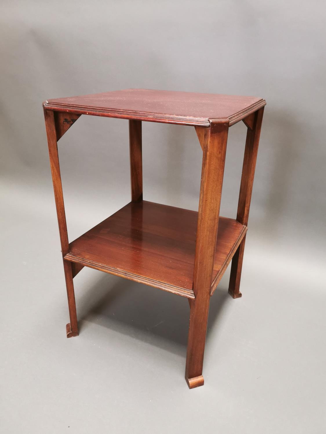 1950s mahogany lamp table.