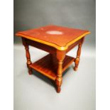 Mahogany wine table.