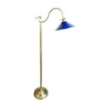 Edwardian brass lamp.