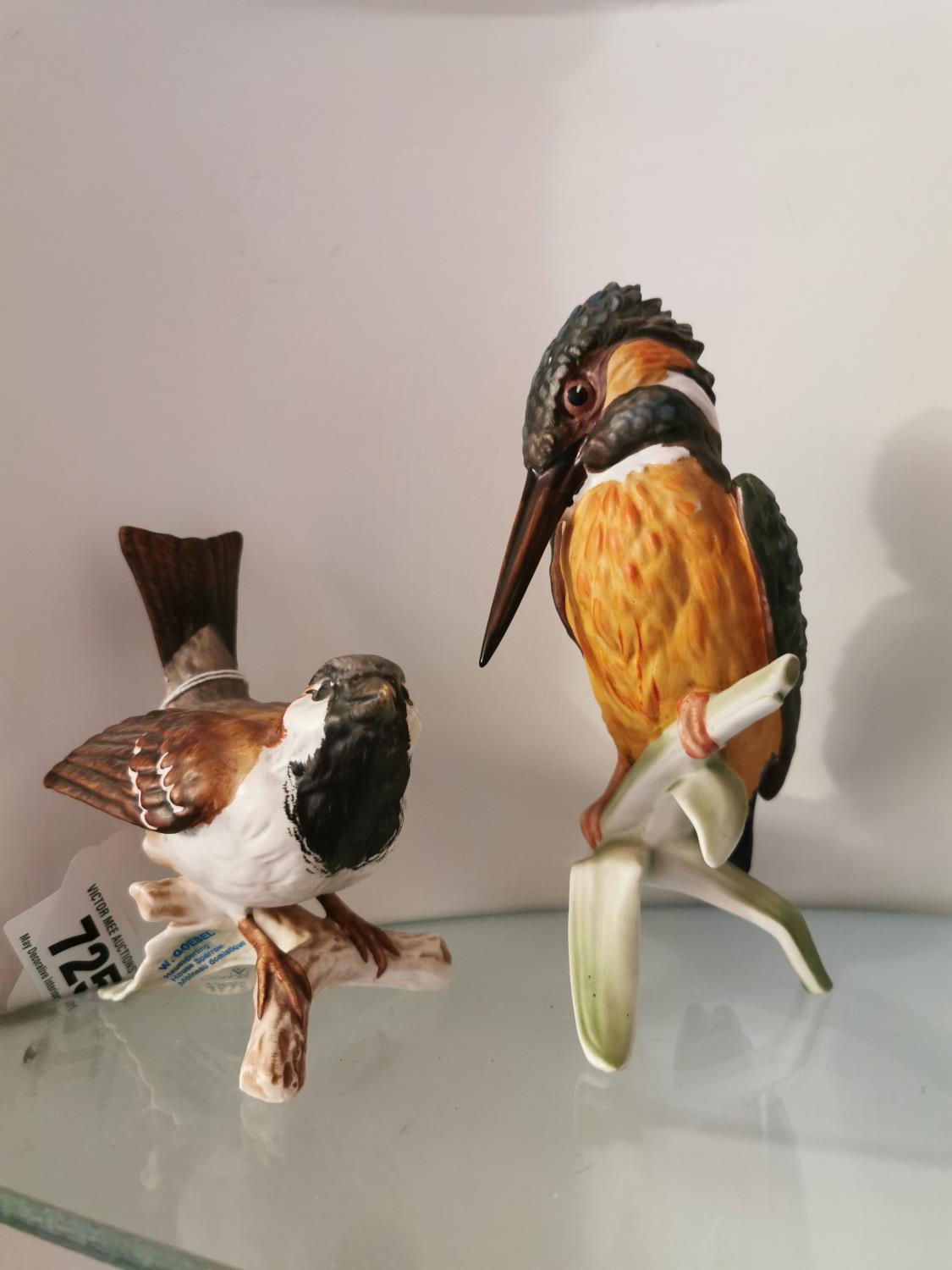 Two Goebel ceramic birds