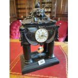 Genesis bronzed mantle clock.