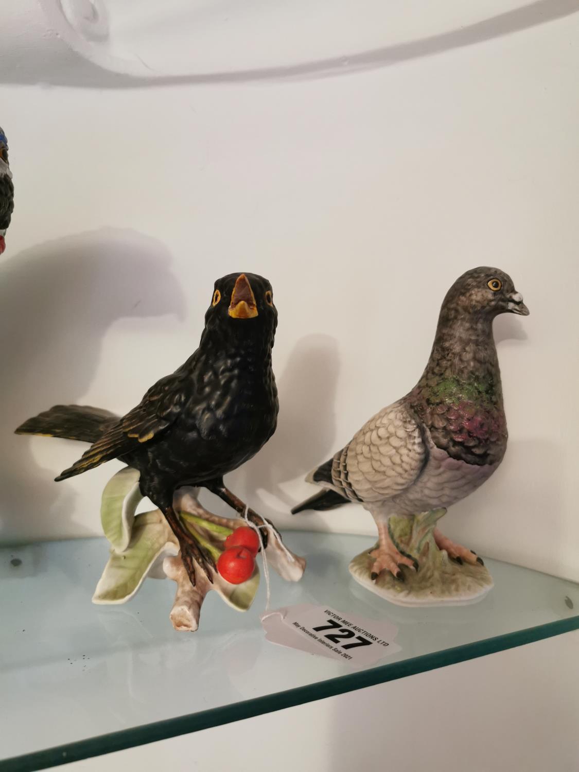 Two Goebel ceramic birds