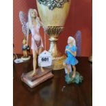 Two Clare Craft Faerie Realm figurines