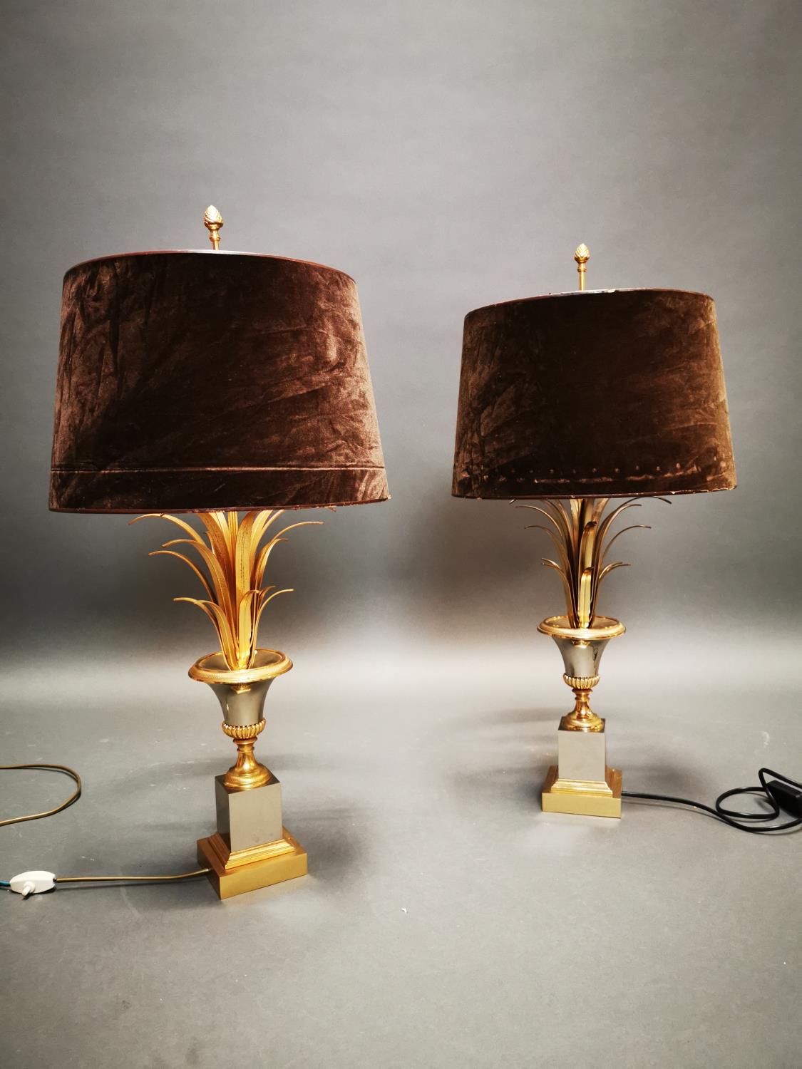 Pair of Mid-century designer table lamps.