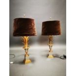 Pair of Mid-century designer table lamps.