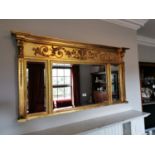 Gilt overmantle