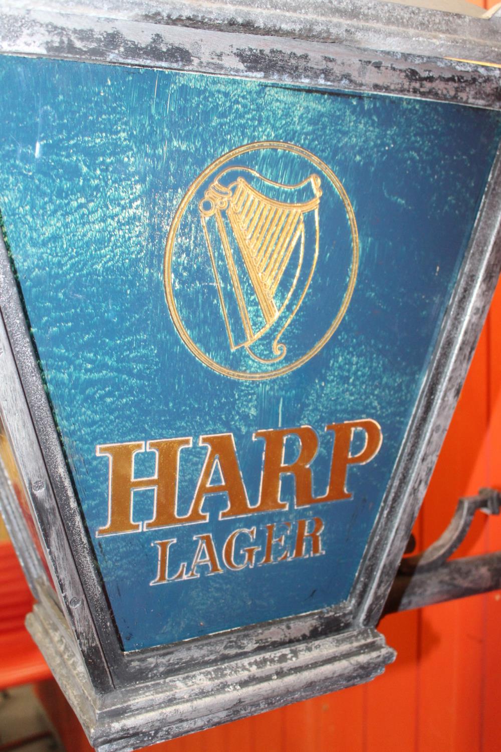 Harp advertising street lamp. - Image 2 of 4