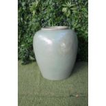 Large ceramic glazed pot