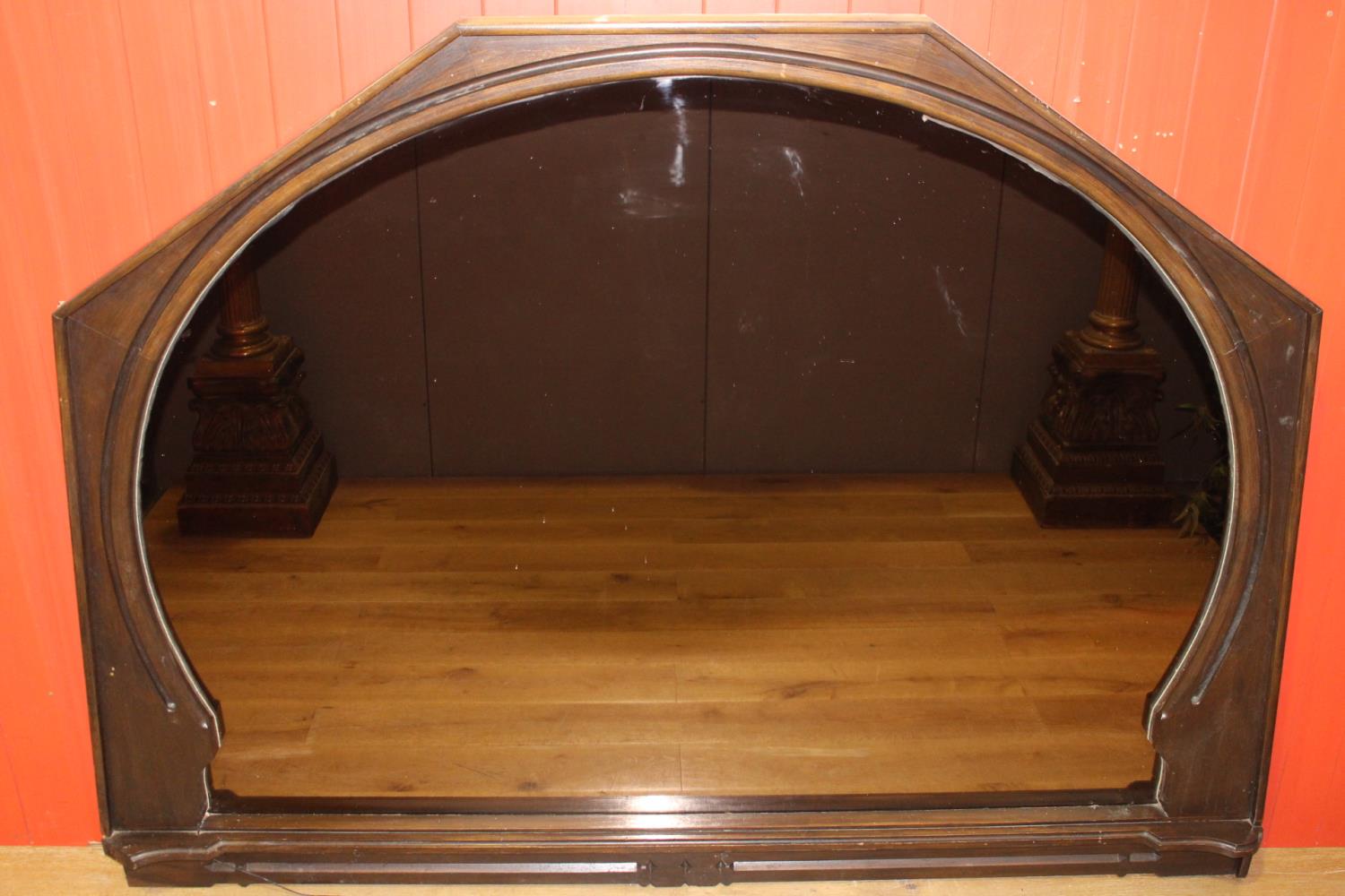 Oak framed mirror