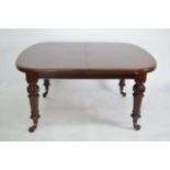 Victorian mahogany dining room table.