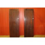 Pair of mahogany Toilet doors