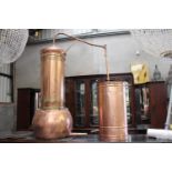 Large copper still