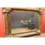 Gilt wall mirror