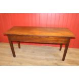 Oak dining room table