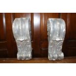 Pair of plaster corbels