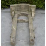 Rare 19th C. sandstone door frame.