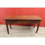 Oak dining room table