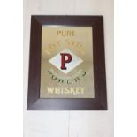 Power's Whiskey Pure Pot Still advertising mirror