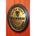 Extra Stout Guinness advertising mirror