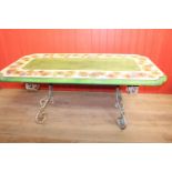 Cecarrelli hand painted dining room table