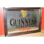 Guinness Extra Stout advertising mirror