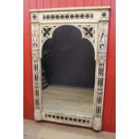 Framed wall mirror