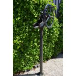 Late 19th C. cast iron garden pump.