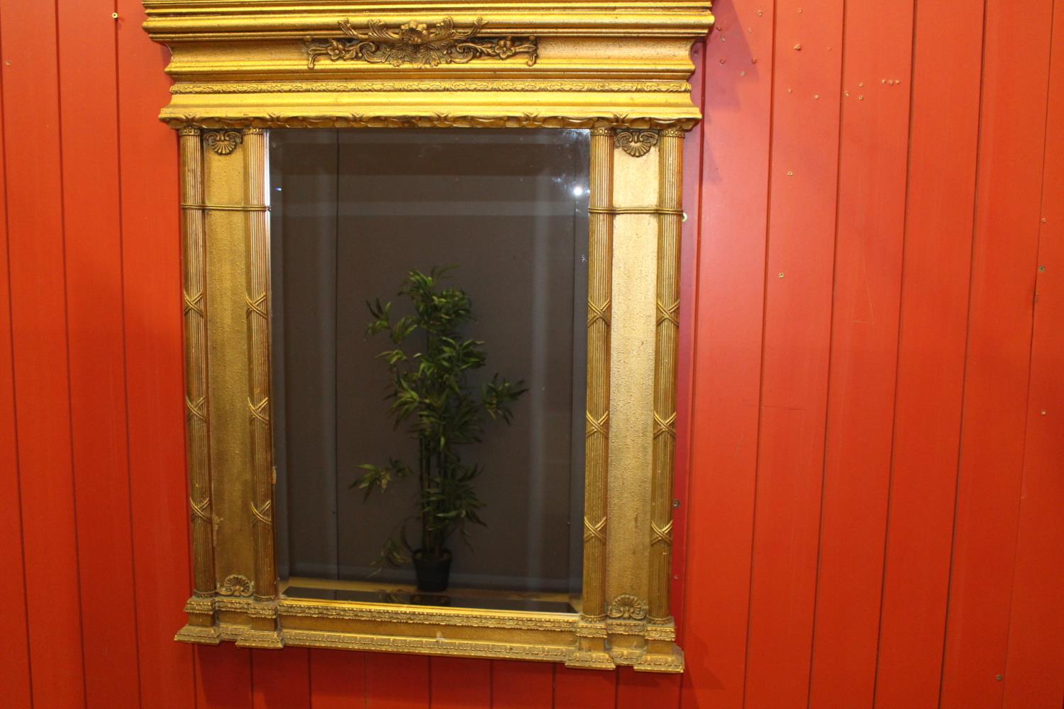 Giltwood wall mirror