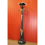 Resin snow covered Lamp Post