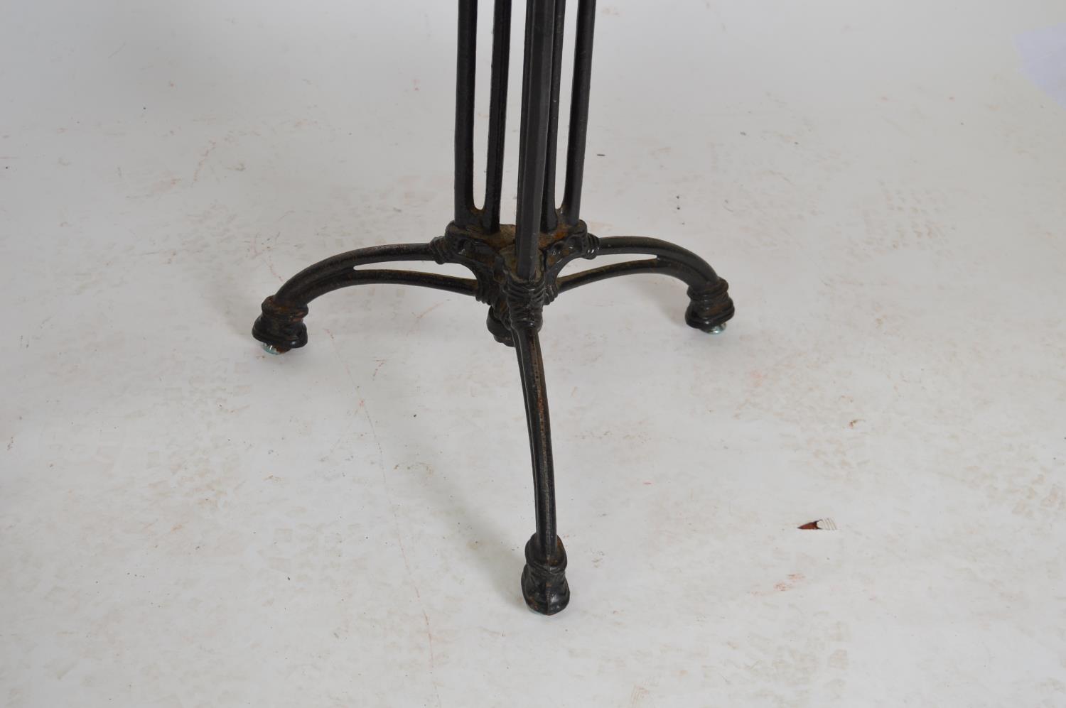 Pair of good quality cast iron pub tables. - Image 3 of 4