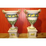 Pair of Italian Cecarelli Urns