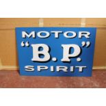 BP Motor Spirit metal advertising sign