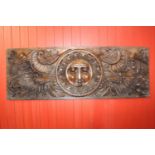 Wooden wall plaque