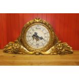 Gilt resin double sided Express clock