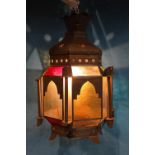 Bronze hanging lantern