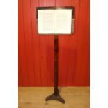 Cast iron and wooden Menu stand.