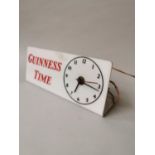 Guinness Time Perspex advertising clock.