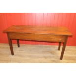 Oak dining room table