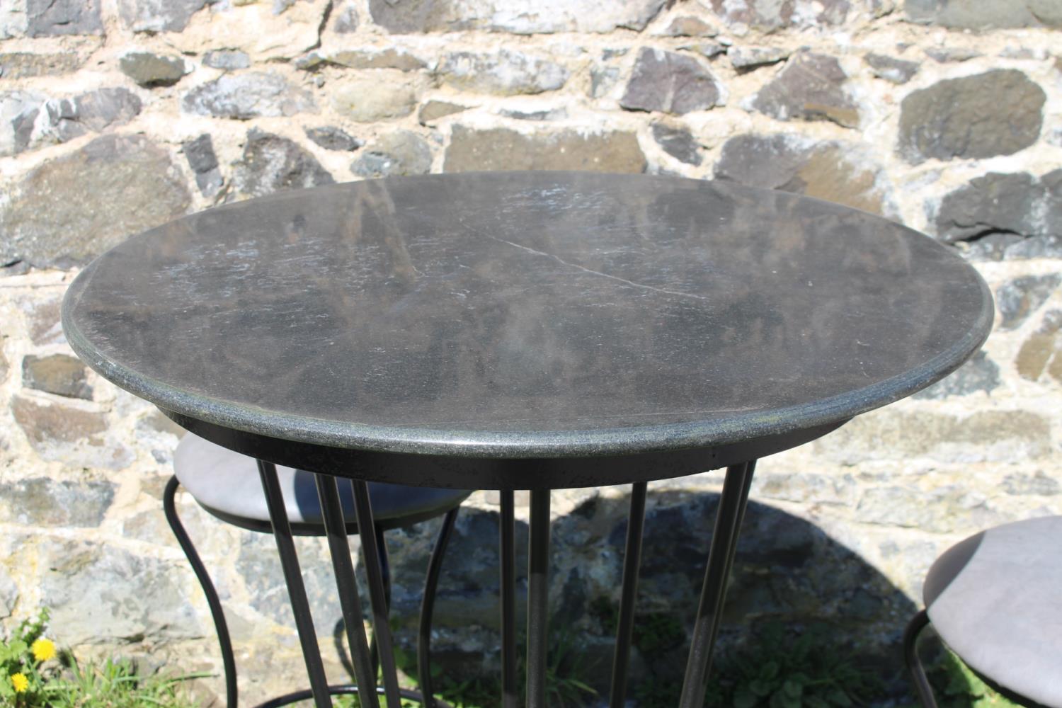 Wrought iron drinks stand - Image 3 of 3