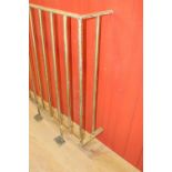 Wrought iron balcony railing