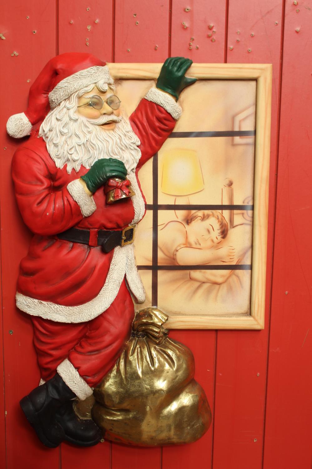 Wall plaque of Santa Claus