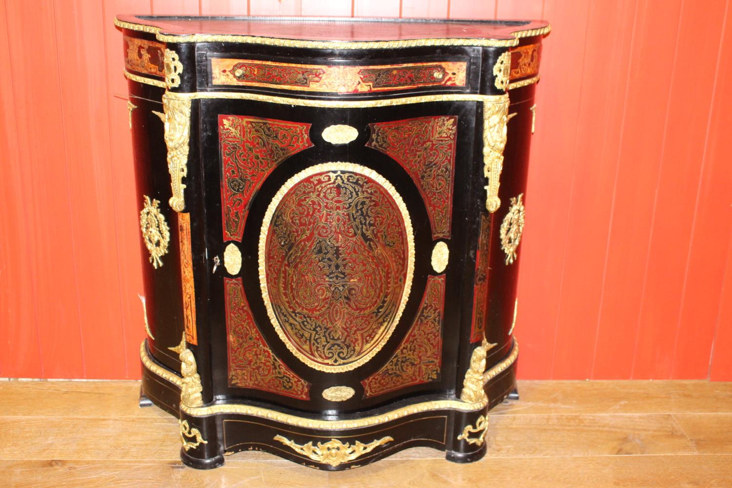 Boulle side cabinet